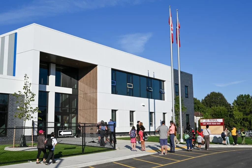 A school campus in the Waterloo Catholic District School Board network.