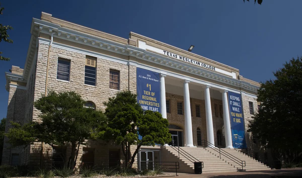 O’Neal-Sells Administration Building at Texas Wesleyan University in Fort Worth.
